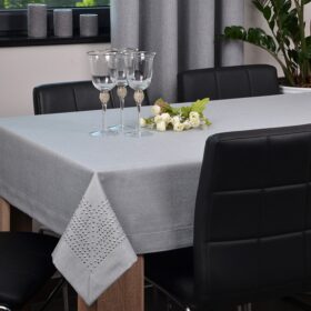 Obrus Panama Dekor – Szary