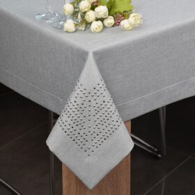 Obrus Panama Dekor – Szary