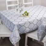 Obrus Casablanca Lux Szary-Srebro