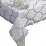 Obrus Casablanca Lux Grafit-Srebro