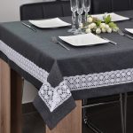 Obrus Sewilla – Grafit