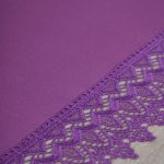 Obrus z Gipiurą 114 -Fioletowy