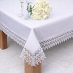 Obrus z Gipiurą 114 – Biały