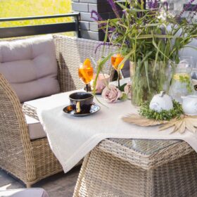 Obrus Retro Cafe – Natural