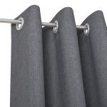 Zasłona Panama – Grafitowa