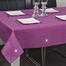 Obrus Szmaragd - Fioletowy