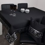 Obrus Vega Lux – Czarny złoto