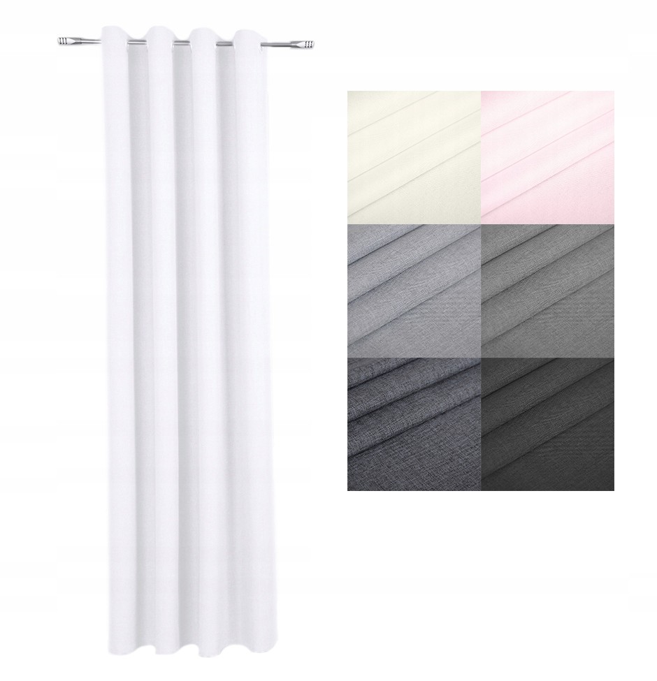 Zasłona Panama – Biała Zasłona Panama – Biała