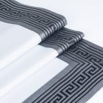 Obrus Rodos Lux Brokat – Srebro