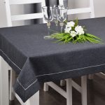 Obrus Panama Lux – Grafit