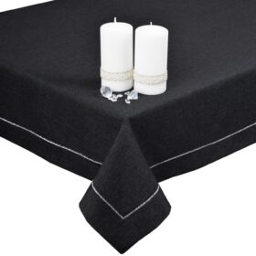 Obrus Panama Lux – Czarny