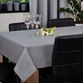 Obrus Panama Dekor - Popiel