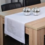 Bieżnik Panama Dekor – Ciemna Zieleń