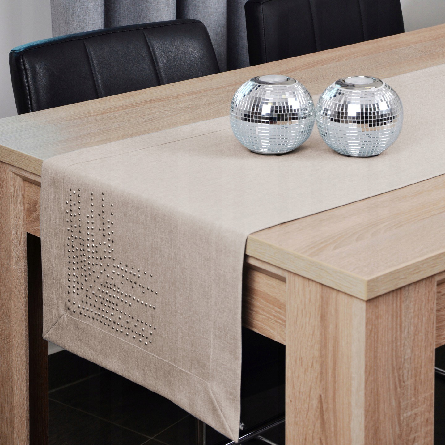 Bieżnik Panama Dekor – Beż Bieżnik Panama Dekor – Beż