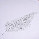 Pas Liść – Biały Srebro