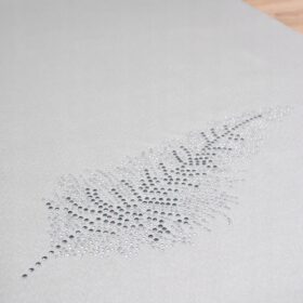 Pas Liść – Szary Srebro