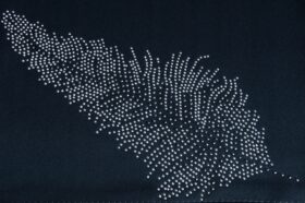 Pas Liść – Grafit Srebro