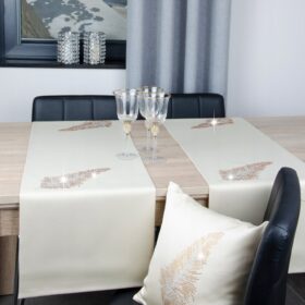 Pas Liść – Beż Złoto