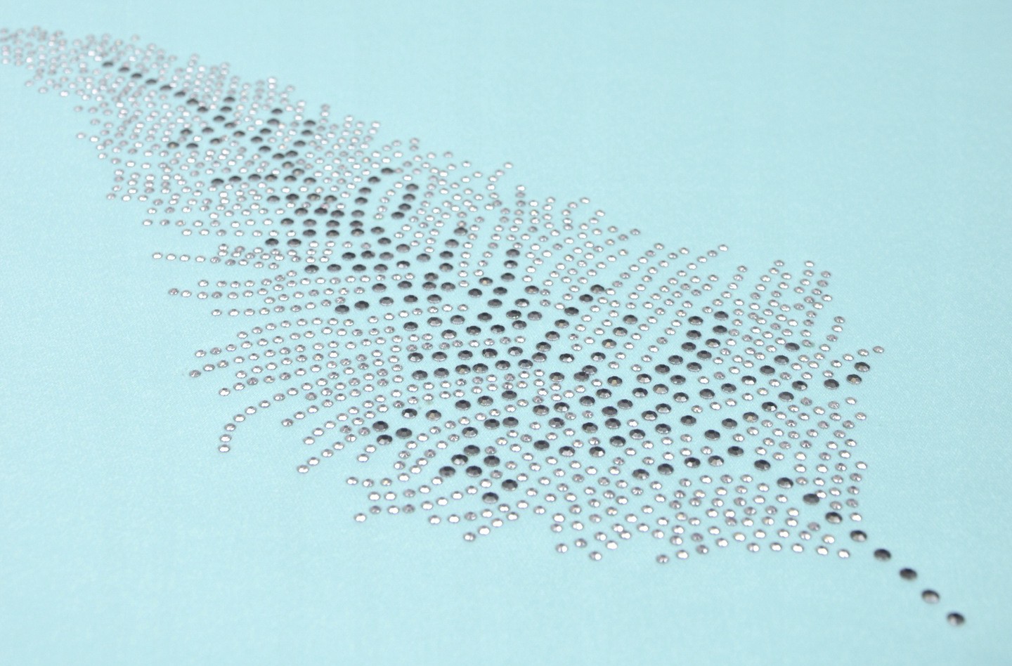 Podkładki Liść – Mięta Srebro Podkładki Liść – Mięta Srebro