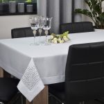 Obrus Panama Dekor – Granat