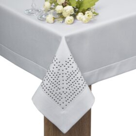 Obrus Panama Dekor – Jasny Szary