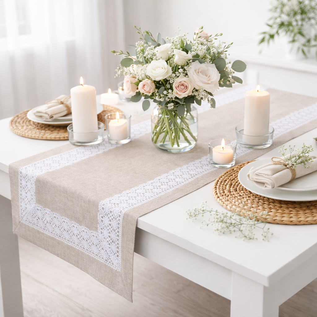 Bieżnik Sewilla – Beż Bieżnik Sewilla – Beż