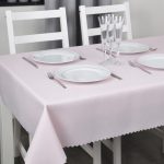 Obrus plamoodporny Miętowy wzór Deszczyk