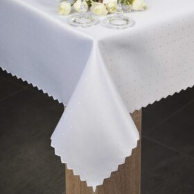Obrus w Kropki – Biały