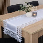 Obrus z Gipiurą 114 – Biały