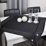 Serweta na stół – Szmaragd Czarna