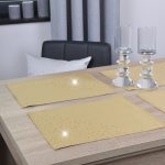 Podkładki Krystal – Złoty Podkładki Krystal – Złoty