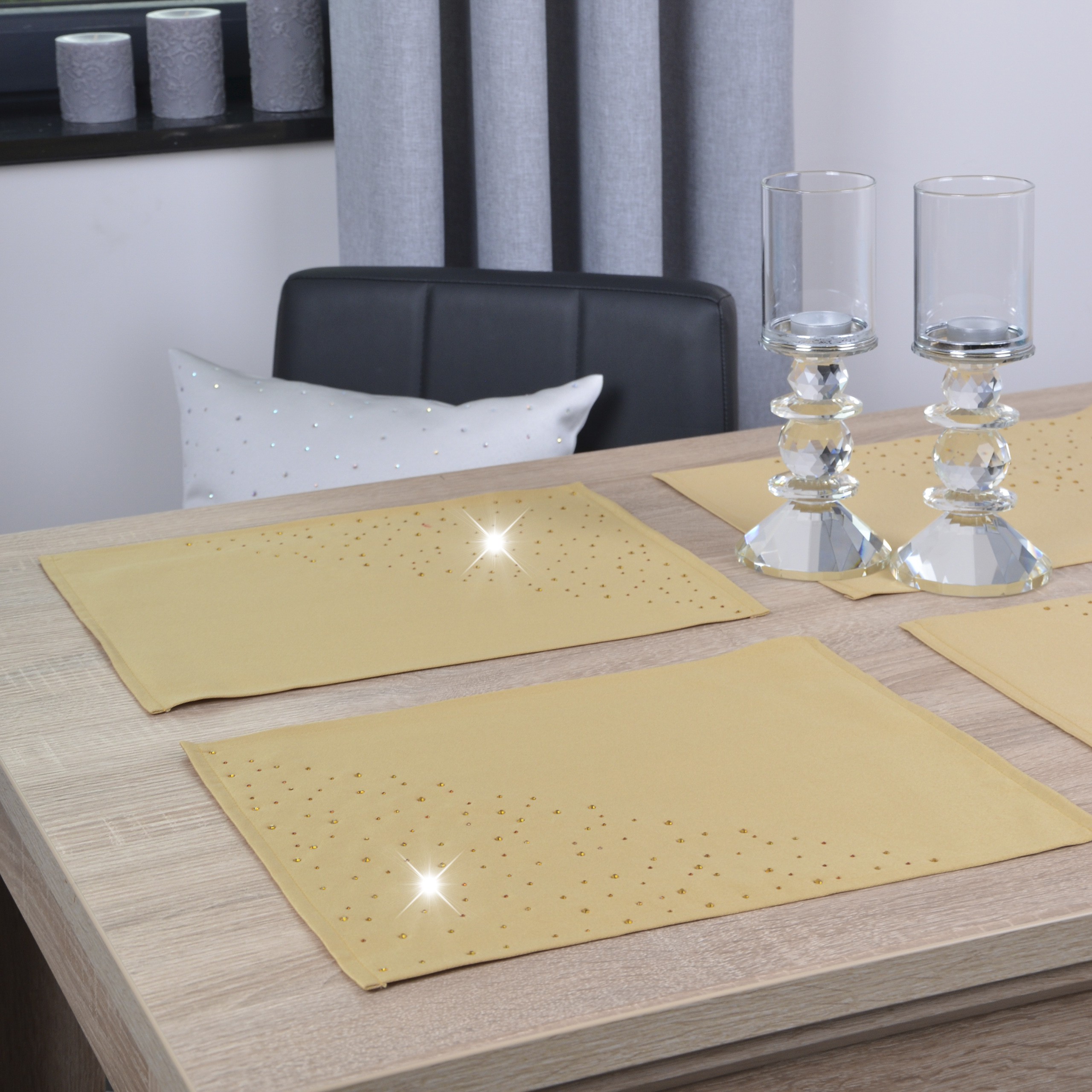 Podkładki Krystal – Złoty Podkładki Krystal – Złoty