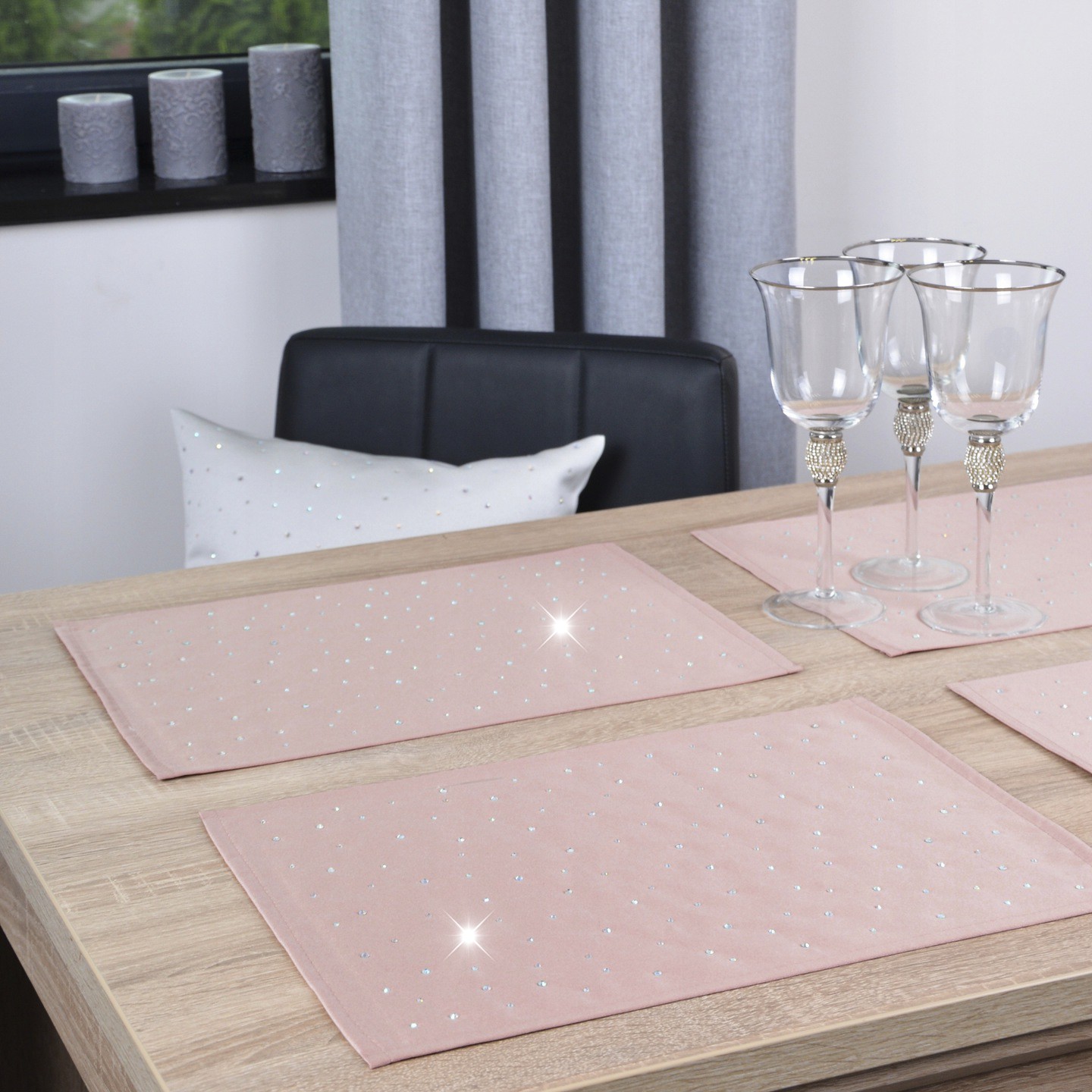 Podkładki Szafir – Pudrowy róż Podkładki Szafir – Pudrowy róż