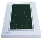 Pas Krystal Złote Dżety – Zielony Ciemny