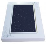 Pas Krystal Złote Dżety – Granatowy