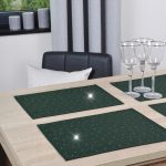 Podkładki Szafir Złote Dżety – Zielony Ciemny