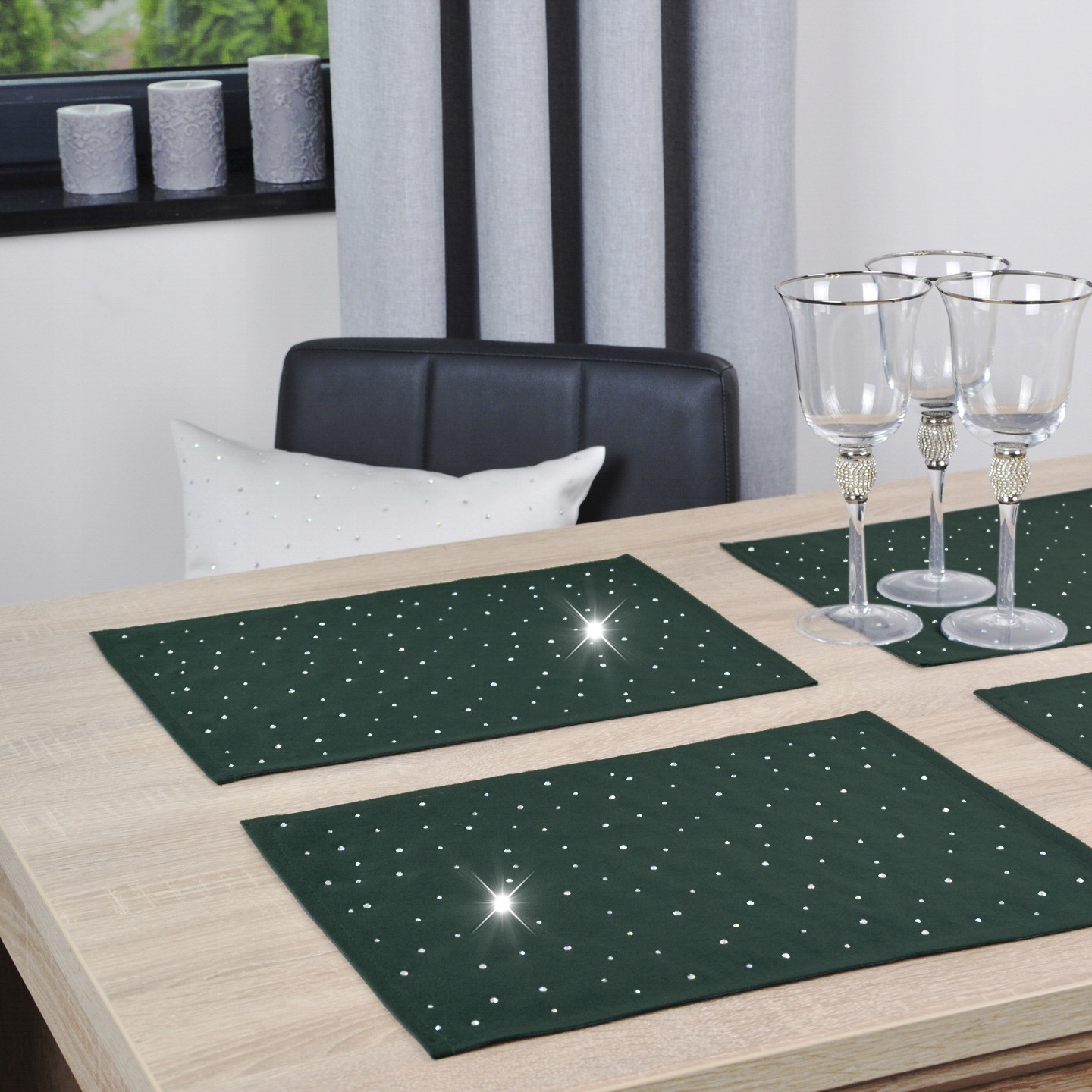 Podkładki Szafir – Zielony Ciemny Podkładki Szafir – Zielony Ciemny