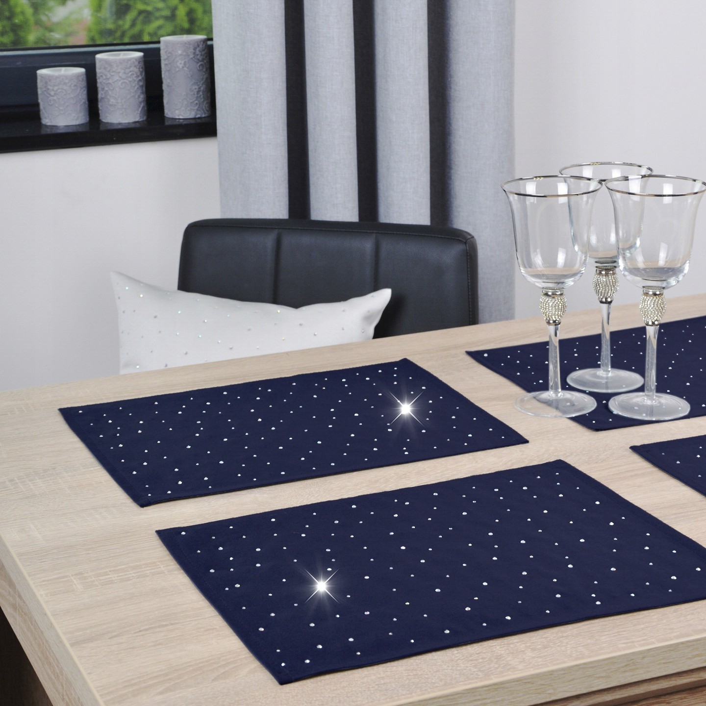 Podkładki Szafir – Granatowy Podkładki Szafir – Granatowy