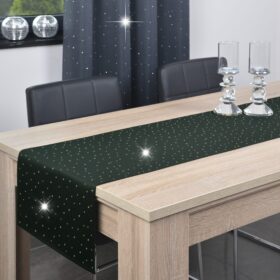 Pas Szafir – Zielony Ciemny Złote Dżety