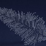 Podkładki Liść – Granatowy