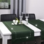 Bieżnik  Glamour – Zielony Ciemny