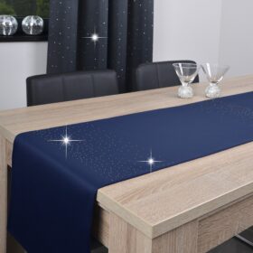 Pas Rubin - Granatowy Złote Dżety