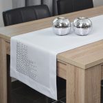 Bieżnik Panama Dekor – Grafit