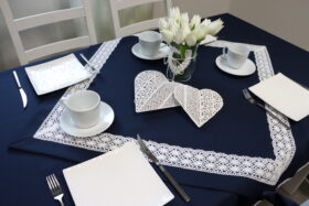 Serweta na stół- Sewilla  Granatowa