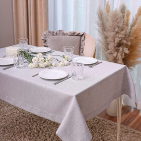 Obrus Panama - Jasny Szary