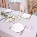 Obrus Panama – Jasny Szary