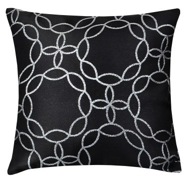 Poszewka Modern – Czarny srebrny Poszewka Modern – Czarny srebrny