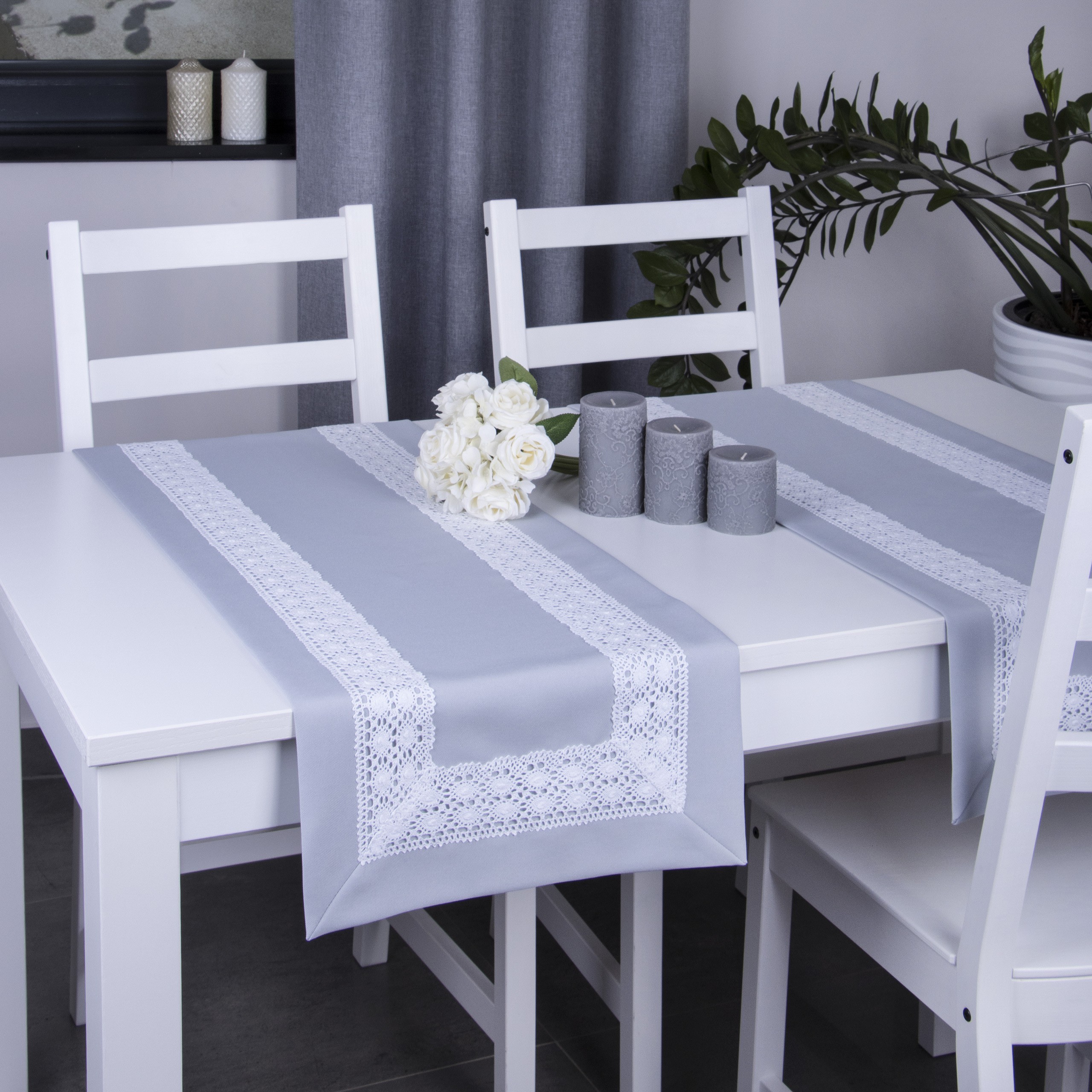 Bieżnik Sewilla – Jasny szary Bieżnik Sewilla – Jasny szary