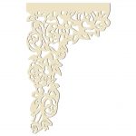 Ażur Dekor Narożny wz.1 – Biały