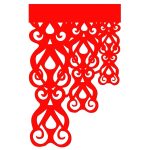 Ażur Dekor Narożny wz.3 – Czarny